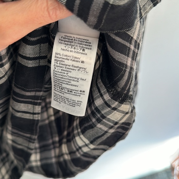 J.Crew Smocked Half Button Down Blouse - Picture 5 of 5